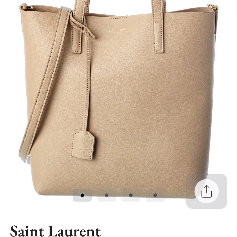 YSL Toy Shopper Tote - Beige